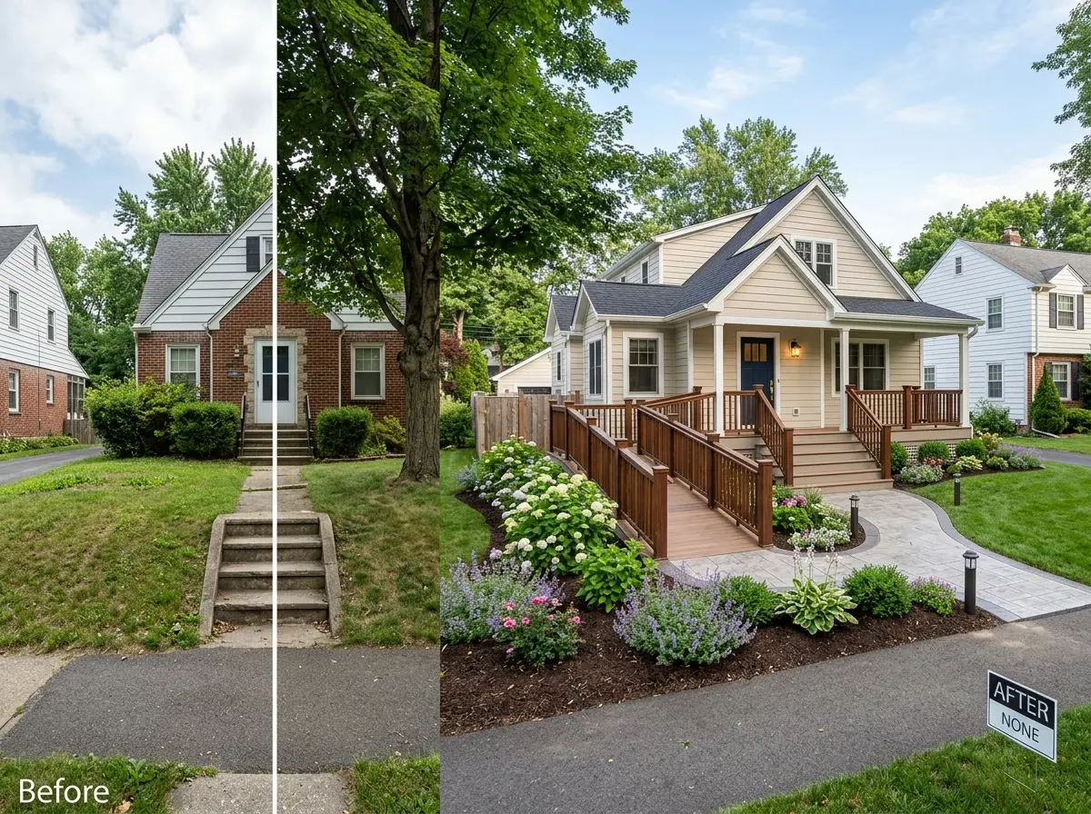 Completed roofing project